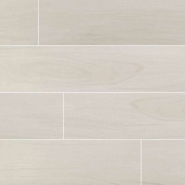 Braxton Blanca 9.84 In. X 39.37 In. Floor And Wall Matte Porcelain Tile, 5PK